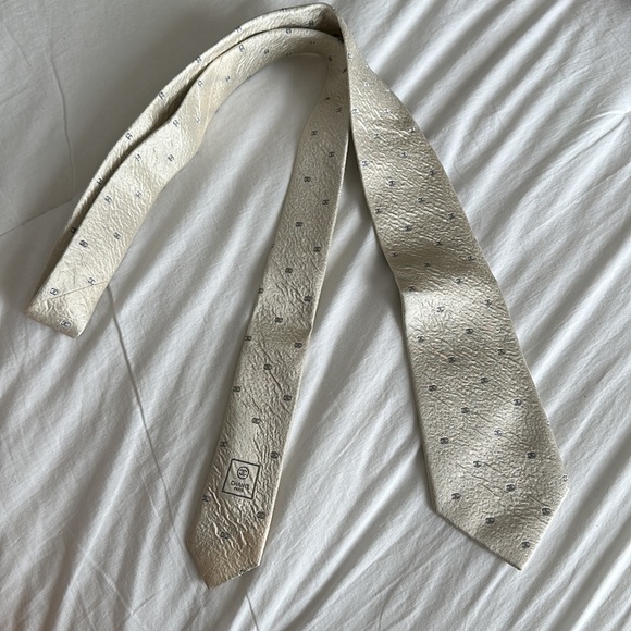 Chanel ecru men’s tie - Picture 10 of 10